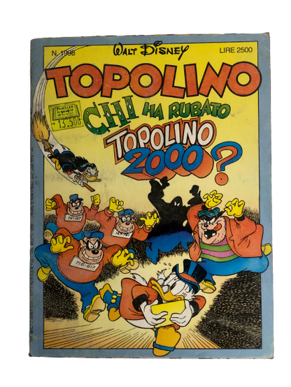 "CHI HA RUBATO TOPOLINO 2000?"Topolino Comic Issue #1998 / Walt Disney