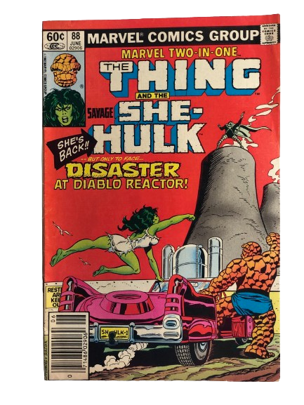 "Disaster At Diablo Reactor" The Thing & The Savage She-Hulk Vol 1 #88 / 1982