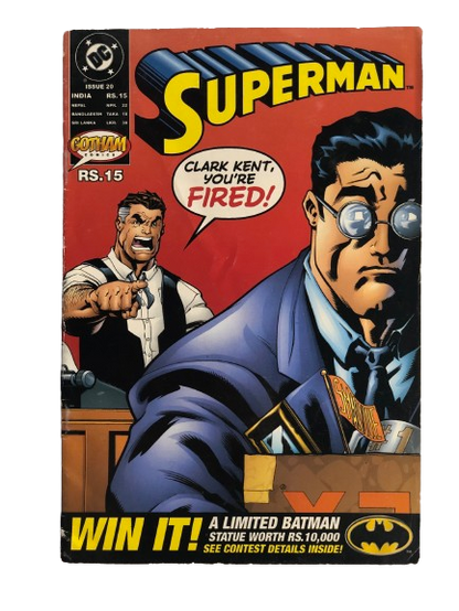 Superman In "CLARK KENT,YOU'RE FIRED" Gotham Comics Issue #20 / Gotham Entertainment Group