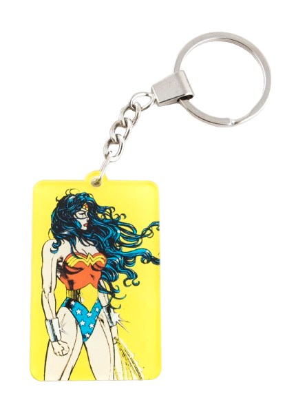 Wonder Woman Double Sided Acrylic Keychain / DC Comics Keychain