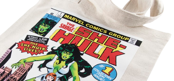 The Savage She-Hulk #1 Comic Cover Tote Bag / Marvel Comics Bag